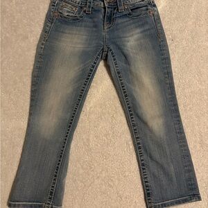 Miss Me Light Blue Ankle Jeans